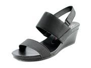 Isaac Mizrahi Aubrey Women US 8 Black Wedge Sandal