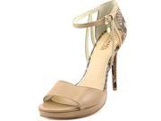 Michael Michael Kors Belle Sandal Women US 9.5 Tan Platform Sandal