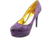 Thalia Sodi Isabel Women US 8.5 Purple Platform Heel