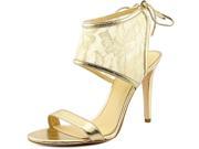 Ivanka Trump Daza Women US 10 Gold Sandals
