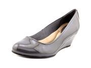 Giani Bernini Jileen Women US 8.5 Gray Wedge Heel