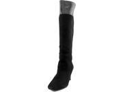Bandolino Viet Wide Calf Women US 6.5 Black Knee High Boot