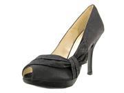 Caparros Odessa Women US 9.5 Black Peep Toe Platform Sandal