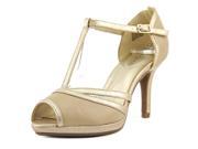Bandolino Steam Women US 5.5 Gold Sandals