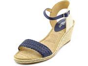 Lucky Brand Kavelli Women US 8 Blue Wedge Sandal
