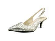 Alfani Babbsy Women US 8 Silver Slingback Heel