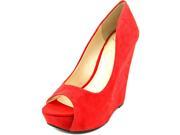Jessica Simpson Bethani Women US 6 Red Wedge Sandal