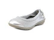 Hush Puppies Chase Toddler US 10 Silver Ballet Flats