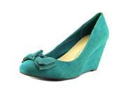 Isaac Mizrahi Kasey Women US 8.5 Blue Wedge Heel