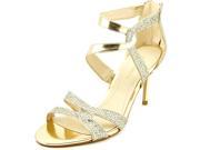 Marc Fisher Lexcie 2 Women US 8.5 Gold Sandals