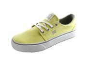 DC Shoes Trase TX Women US 5.5 Yellow Skate Shoe