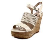 French Connection Devi Women US 8.5 Nude Wedge Sandal
