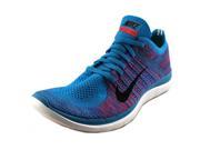 Nike Free 4.0 Flyknit Men US 11 Blue Running Shoe