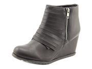 2 Lips Too Too Naia Women US 7 Black Ankle Boot