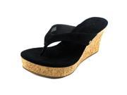 Ugg Australia Natassia Women US 5.5 Black Wedge Sandal