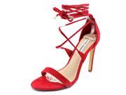Steve Madden Presidnt Women US 7 Red Sandals