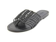 Sigerson Morrison Bobi Women US 6.5 Black Slides Sandal