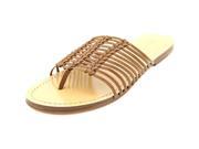Sigerson Morrison Bobi Women US 8.5 Tan Slides Sandal