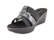Bandolino Doveva Women US 7 Black Slides Sandal