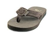 Quiksilver Carver Youth US 12 Brown Thong Sandal