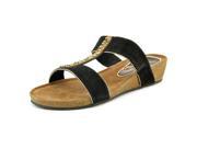 J. Renee Kella Women US 8.5 W Black Slides Sandal