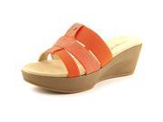 Bandolino Doveva Women US 5 Orange Slides Sandal