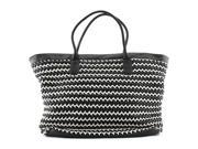 MG Collection Lisbet Oversize Beach Tote Women Black Tote