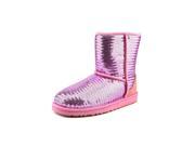 Ugg Australia Youth Short Sparkles Youth US 5 Pink Snow Boot UK 4