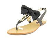 Material Girl Shiba Women US 5.5 Black Sandals
