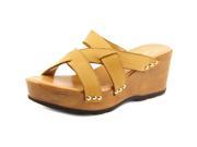 Callisto Syrah Women US 10 Tan Wedge Sandal