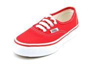 Vans Authentic Youth US 2.5 Red Sneakers