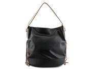 MG Collection Janna Tassel Slouchy Women Black Tote