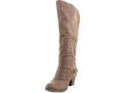 Fergalicious Lexy Wide calf Women US 8 Brown Knee High Boot