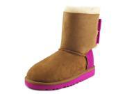 Ugg Australia K Bailey Bow Wool Youth US 4 Multi Color Winter Boot