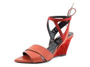 Narciso Rodriguez Carolyn Wedge Women US 6.5 Red Wedge Heel