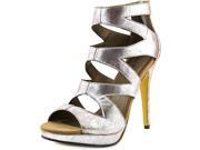 Michael Antonio Tania Women US 6 Silver Platform Sandal