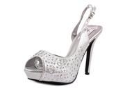 Dyeables Skylar Women US 9.5 Silver Sandals