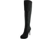 2 Lips Too Too Lifted Women US 7.5 Black Over the Knee Boot
