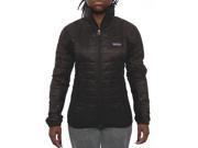 Patagonia Women Nano Puff Hybrid Jacket Puffer Black Size L
