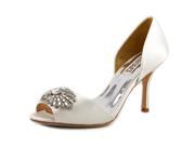 Badgley Mischka Jazmin D Orsay Dress Heels White 5.5 M US