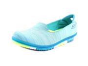 Skechers Go Mini Flex Women US 7.5 Blue Walking Shoe