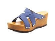 Callisto Syrah Women US 9 Blue Wedge Sandal