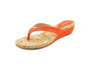 Style Co Haloe Women US 6.5 Orange Wedge Sandal