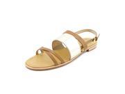 French Connection Hallie Womens US 7.5 Gold Open Toe Slingback Sandals