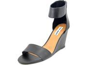 Steve Madden Lanai Women US 9.5 Black Wedge Sandal