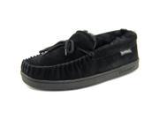 Bearpaw Moc II Mens Size 8 Black Slippers Moc Suede Moccasin Slippers Shoes UK 7