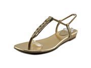 Style Co Edith Women US 7 Gold Thong Sandal