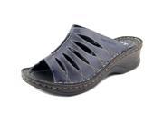 Josef Seibel Camille Women US 6 Blue Slides Sandal