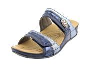 Romika Fidschi 36 Women US 10 Blue Slides Sandal