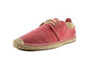 Soludos Solid Derby Lace Up Men US 10 Red Espadrille